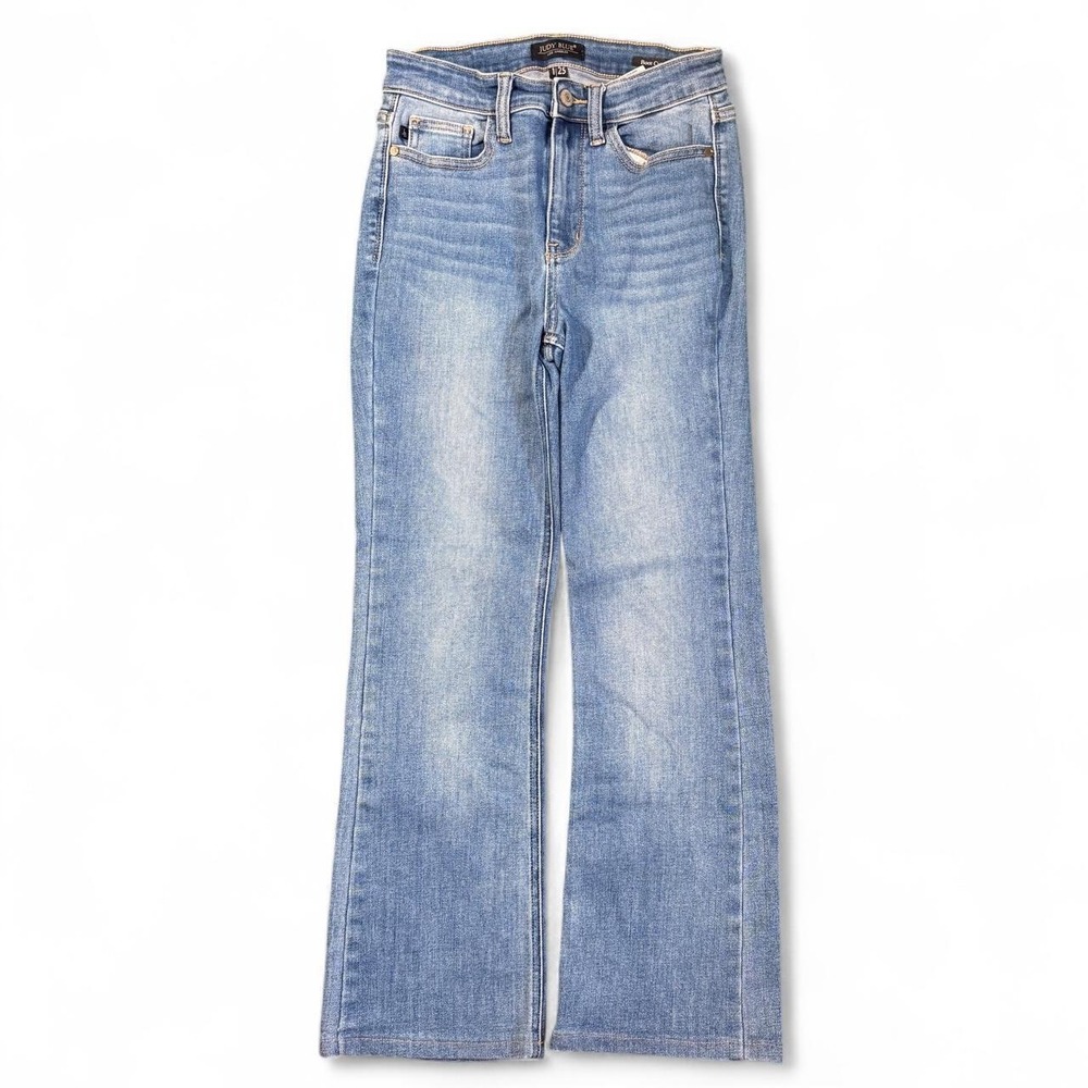 Judy Blue Boot Cut Jeans Size 1/25 Blur Denim Western Stretch
